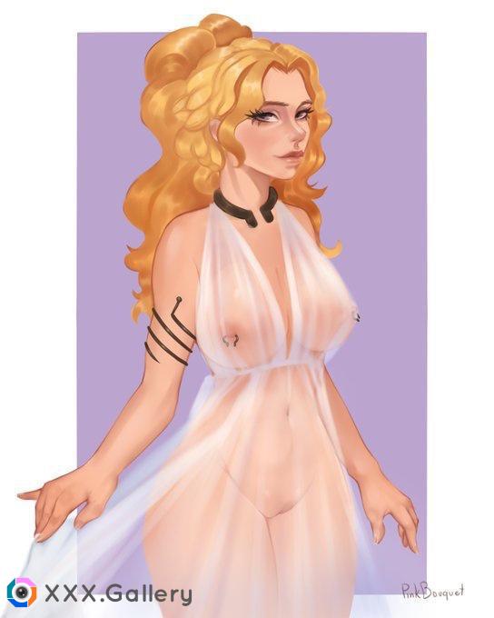 Annabeth in a dress