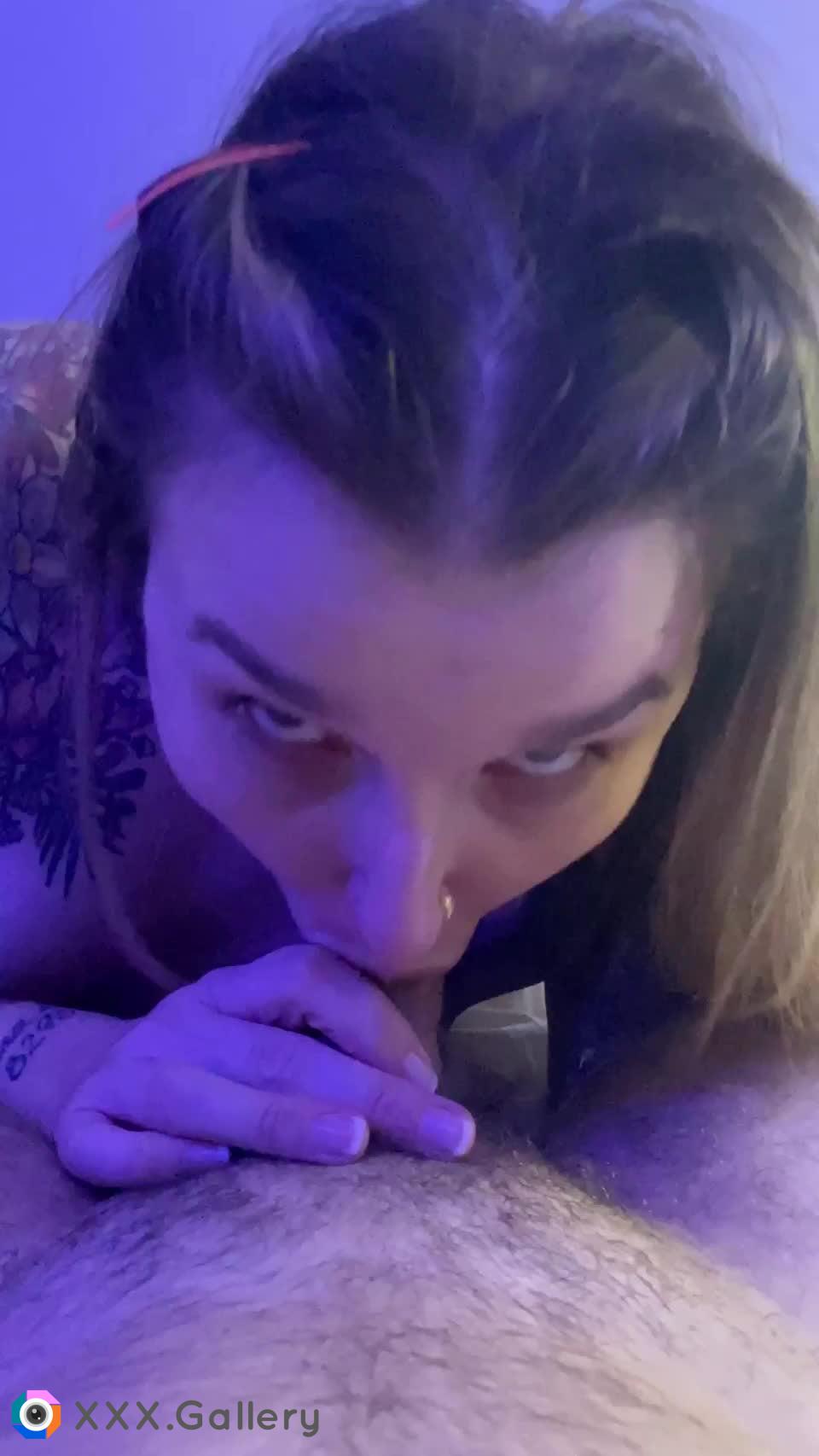A blowjob everyday is how I stop my husband from
