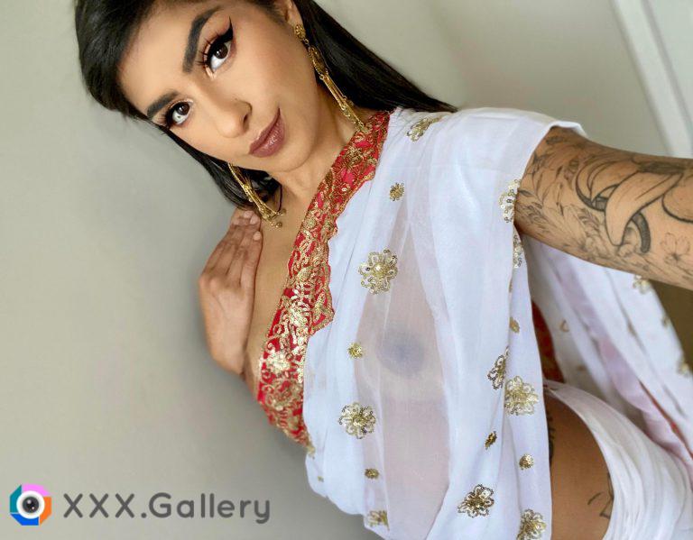 Do you like me in a sari? ? [F]