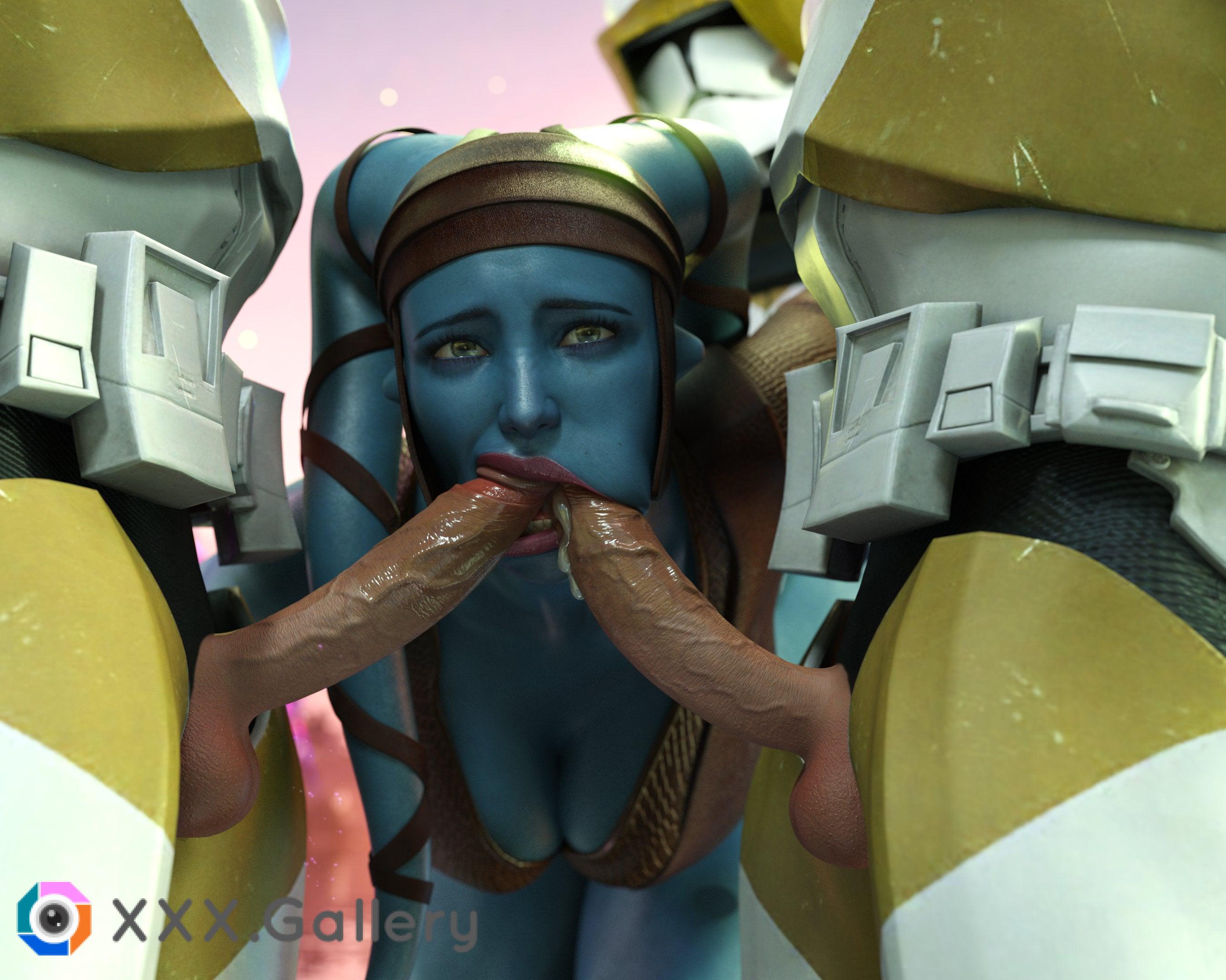 Aayla and her troops 3 By me DrinkerofSkies