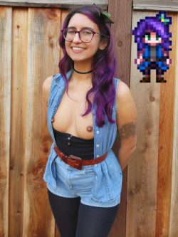 After you give Abigail delicious amethyst in Stardew Valley ! [F]