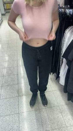 I love finally being old enough to get my tits out in public 🥹 [GIF]