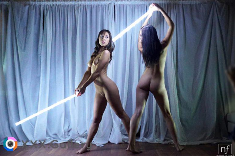 Lightsaber Duel - Marley Brinx and Jenna Sativa (Nubile Films)