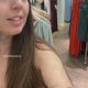 Stripping naked in a clothing store [GIF]