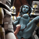 Aayla and the clone of the 327th (Duckmaster)