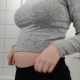 Lil pregnancy titty drop 🥰 17 weeks