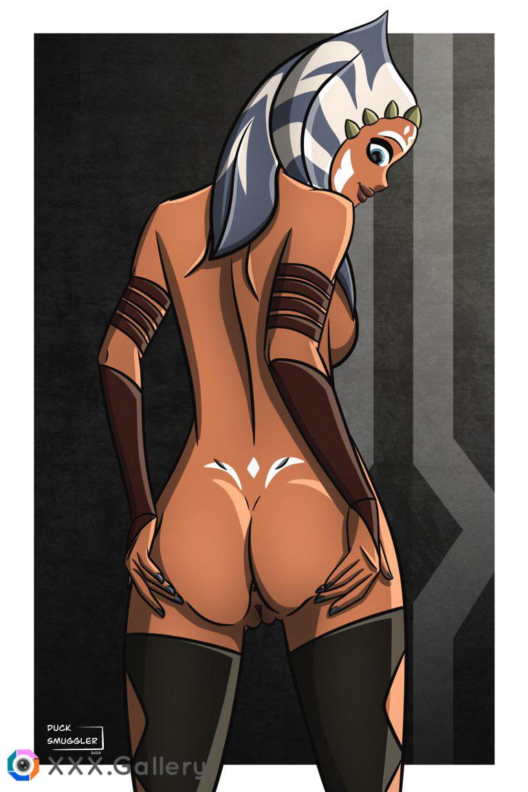 Ahsoka presenting her cute butt for you (Duck Smuggler)