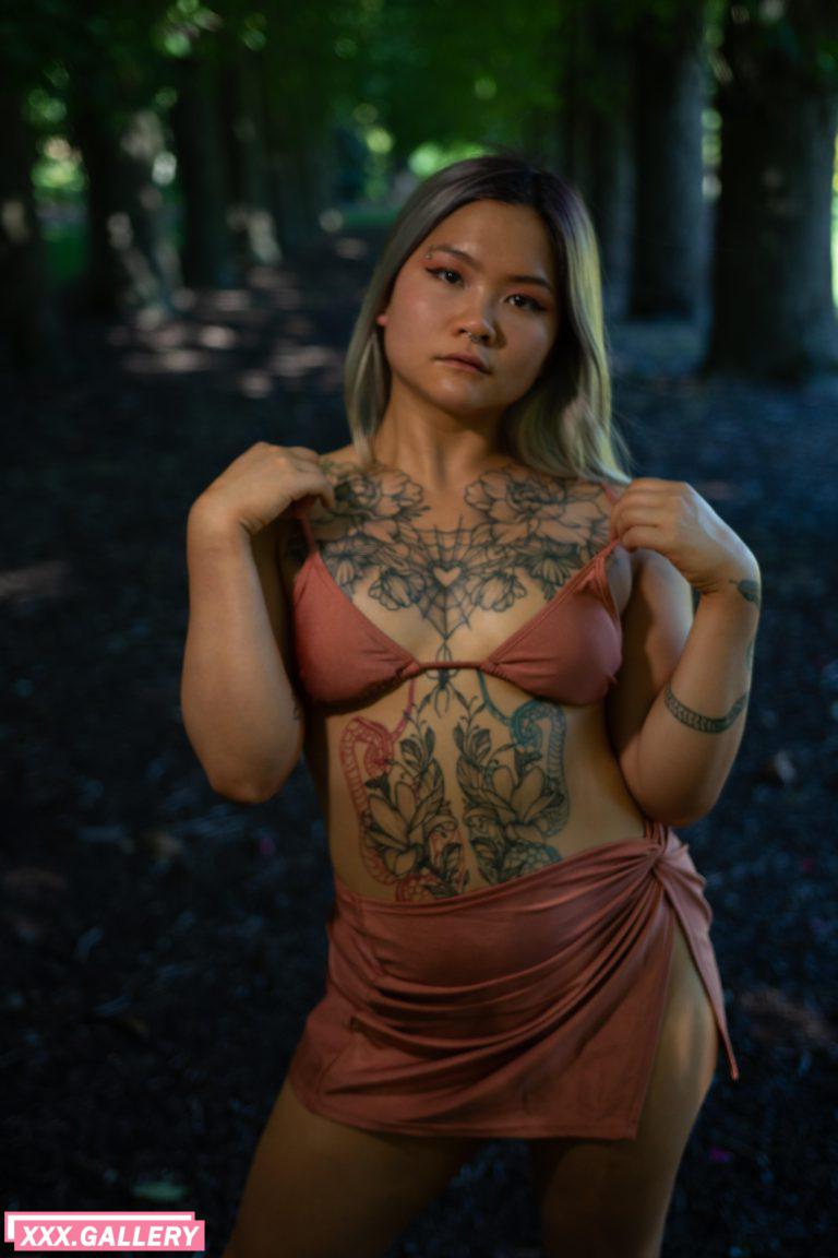 A tattooed forest nymph has appeared