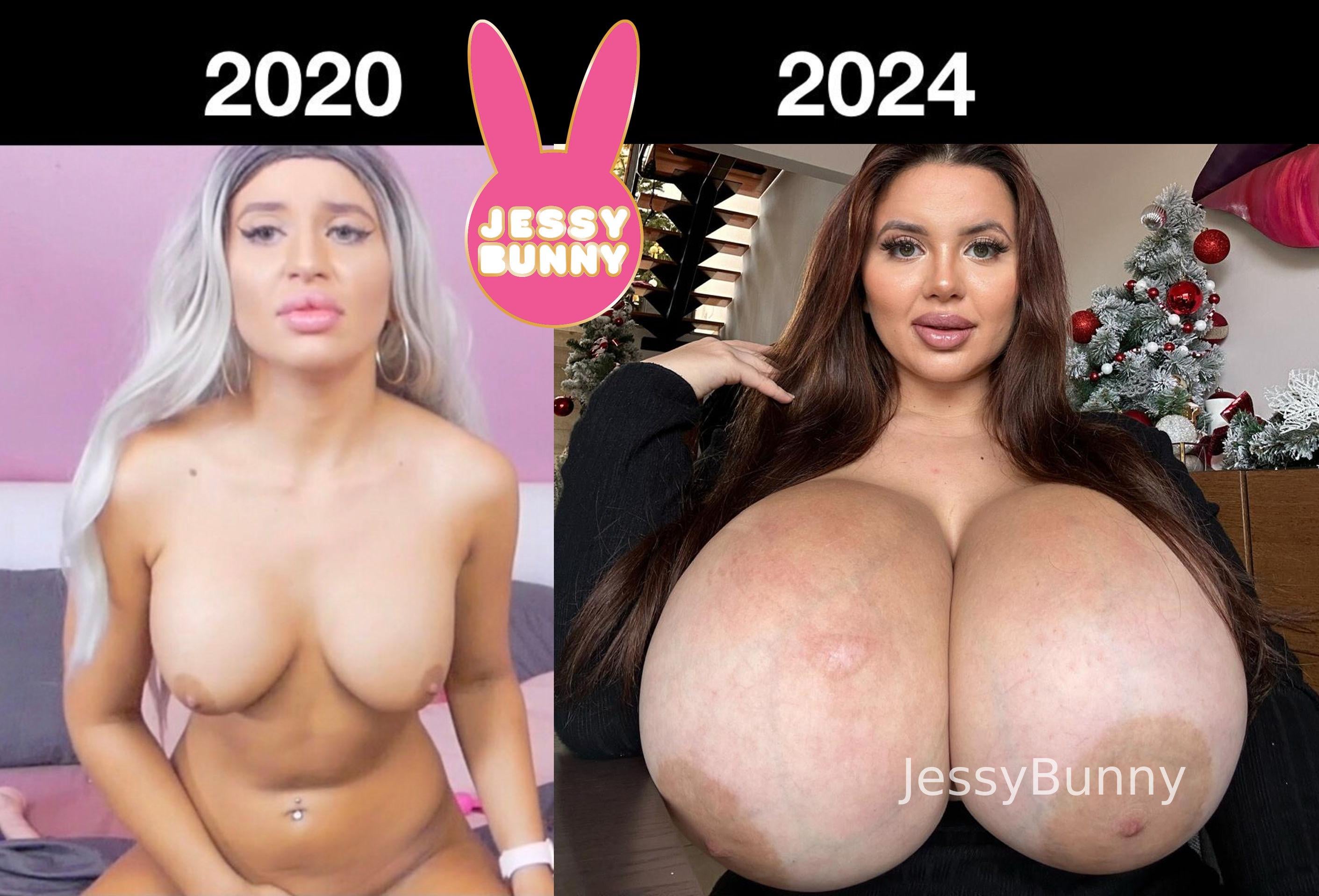 Over 10 Times Bigger Boobs in Just 4 Years 315cc