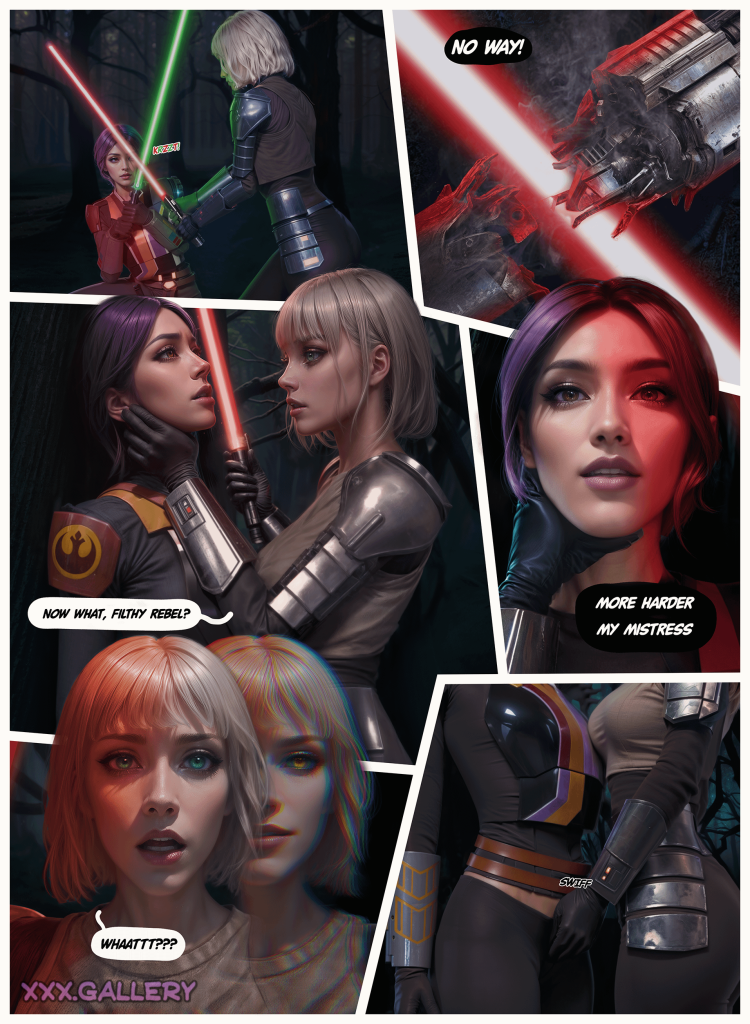 A steamy encounter in a galaxy far, far away
