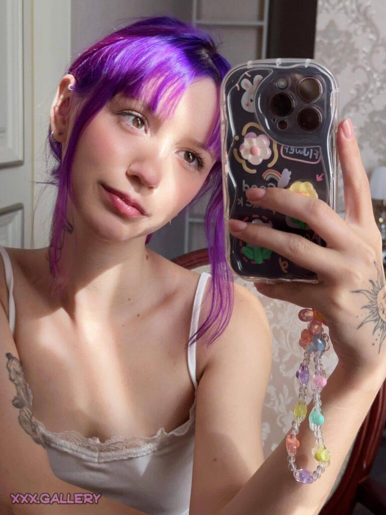 Just dyed my hair a vibrant new color! 🌈