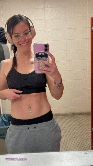 Just finished my workout and feeling naughty ;)