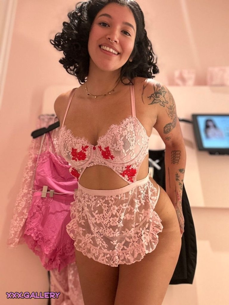 I had a fun time trying on some lingerie