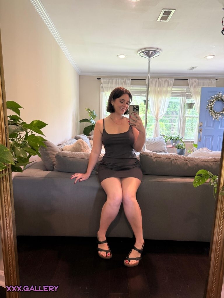 Feeling the Heat: A Brunette’s Invitation to Shed Some Layers