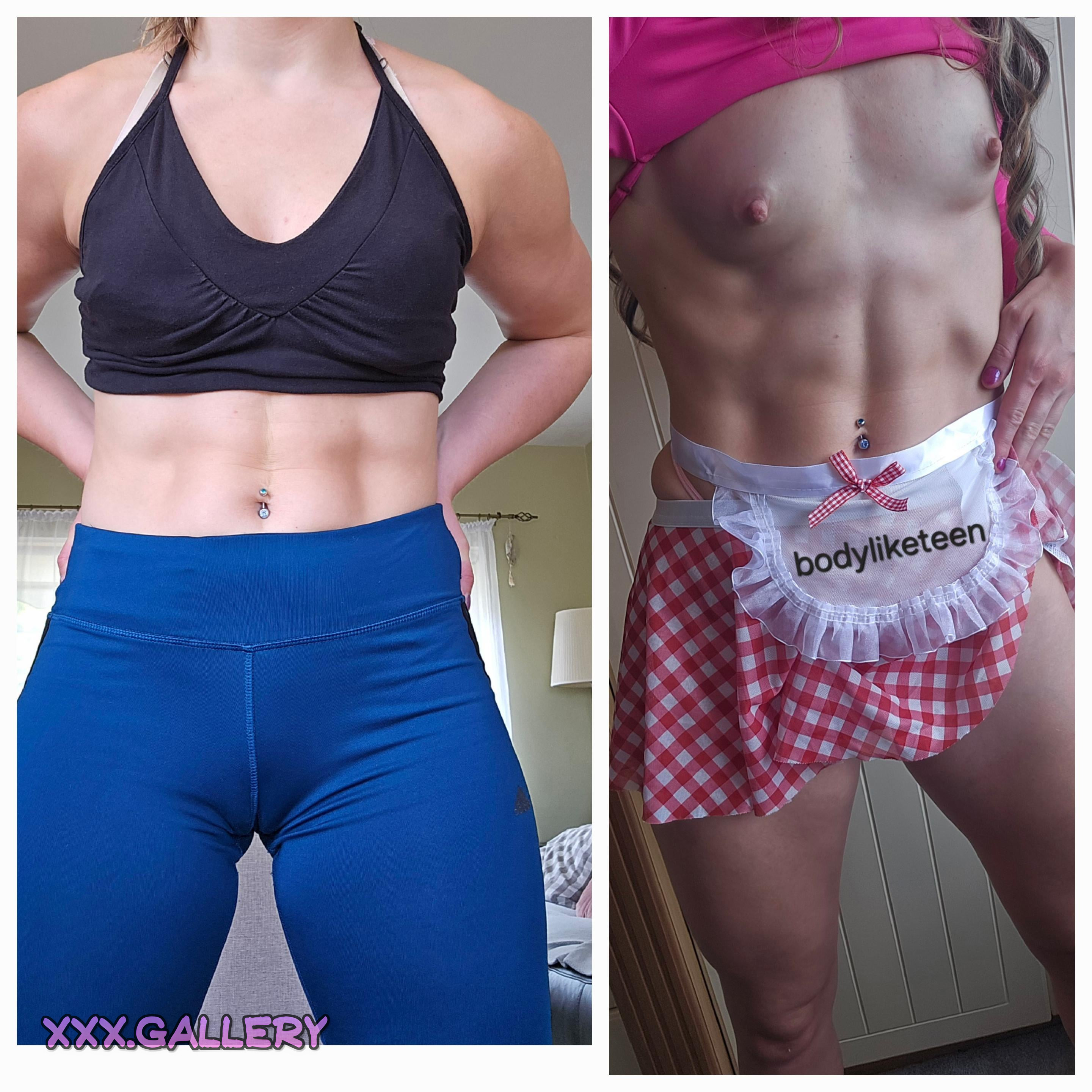 Which Is Hotter: My Gym Look or Sexy Style? 🔥