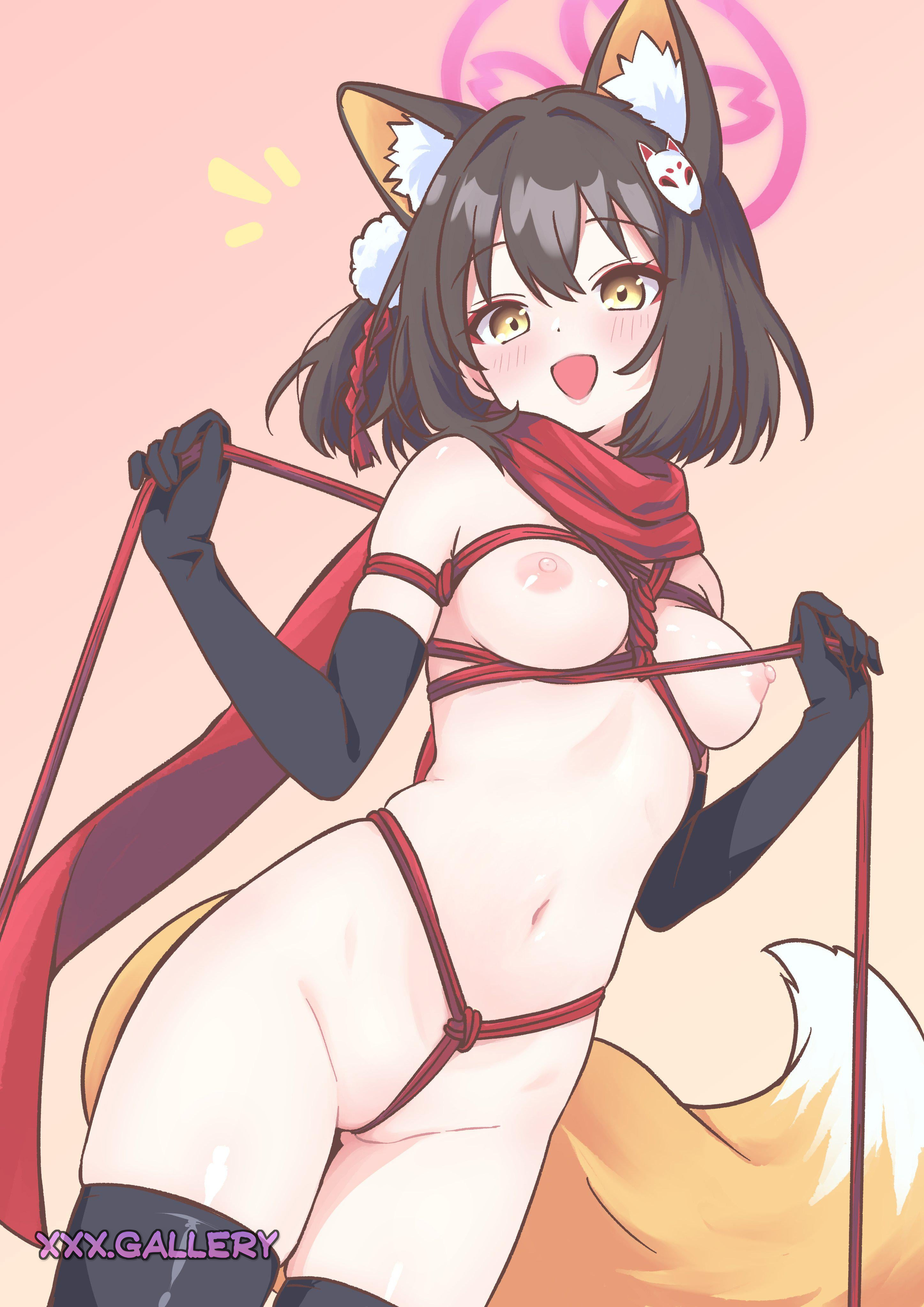 Izuna’s Seductive Ninja Rope Escape 🍇: Unveiling a Steamy Technique (Blue Archive)