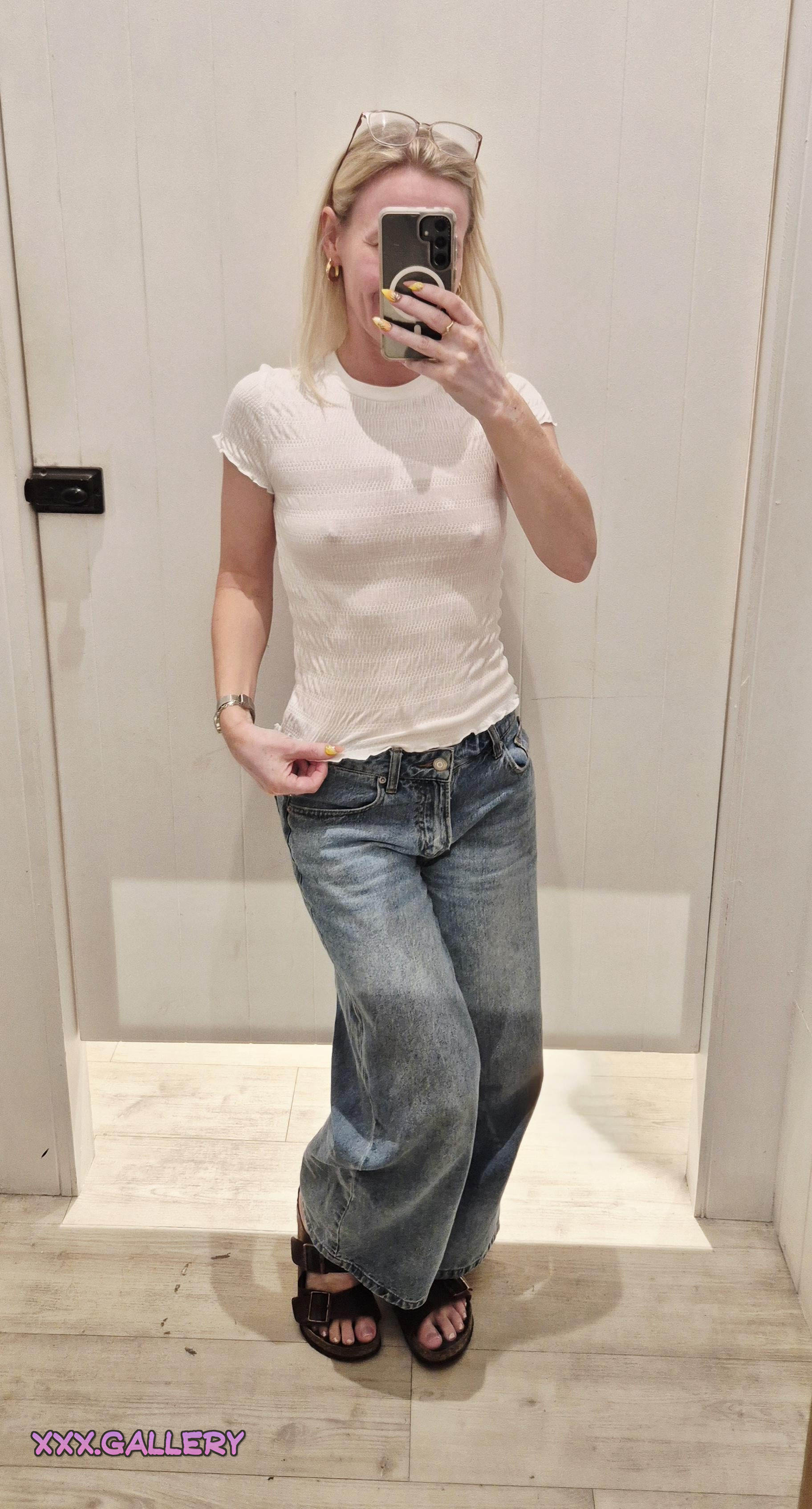 Savoring the Allure of Whiteness: Braless & Unapologetic 🌙