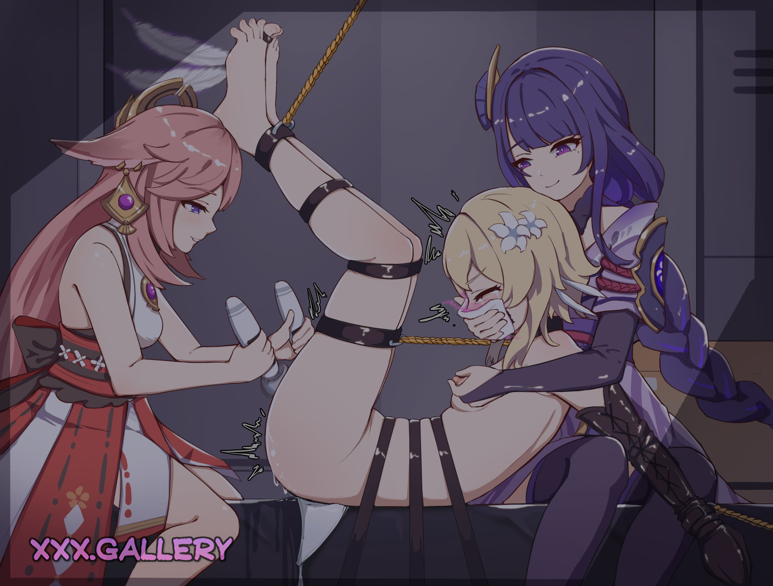 Xiao’s Intense Bondage Sessions: Lumine’s First Endurance Test 🔓📦