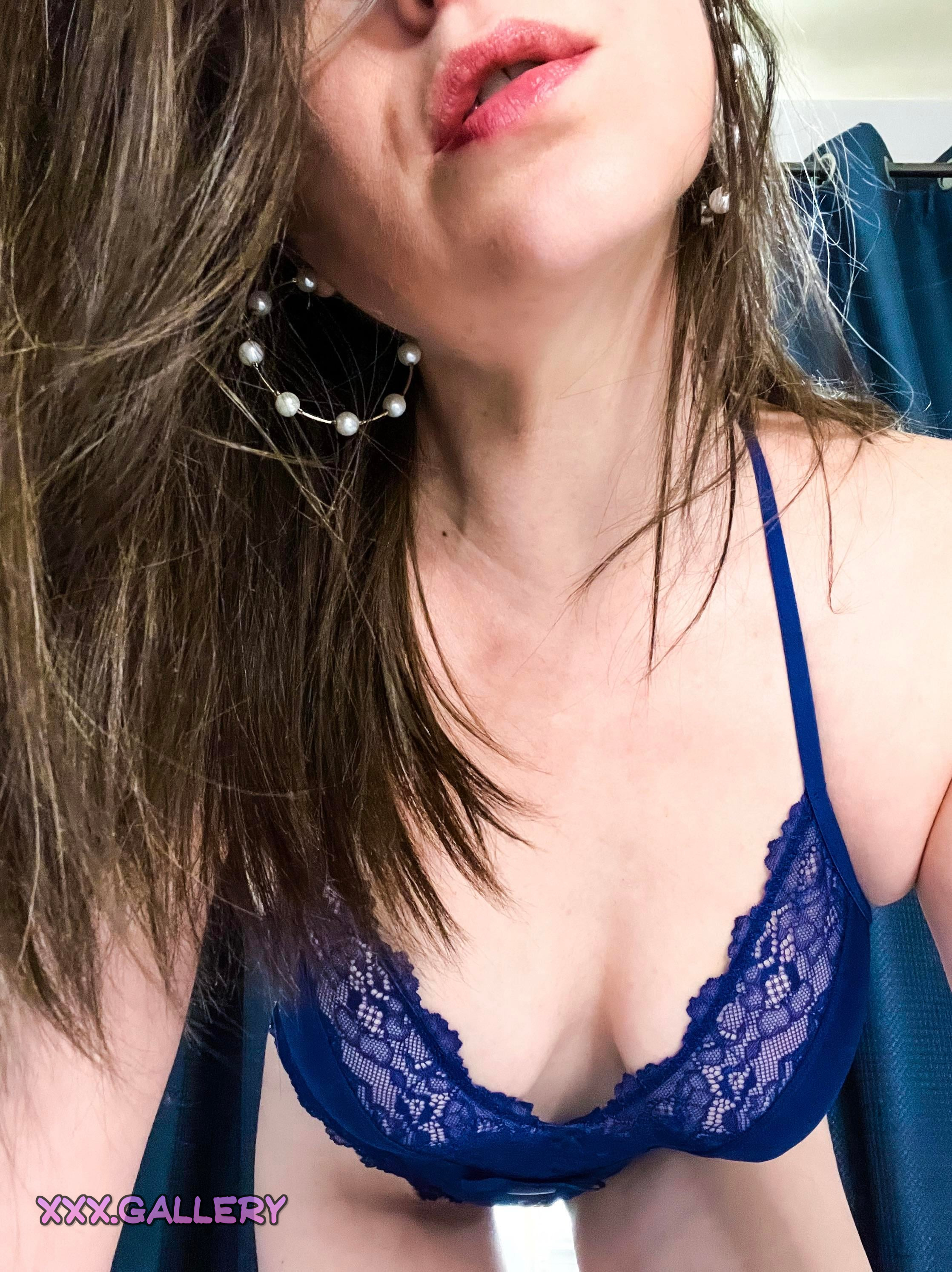 Sultry Brunette in Stunning Blue Swimsuit 🌊