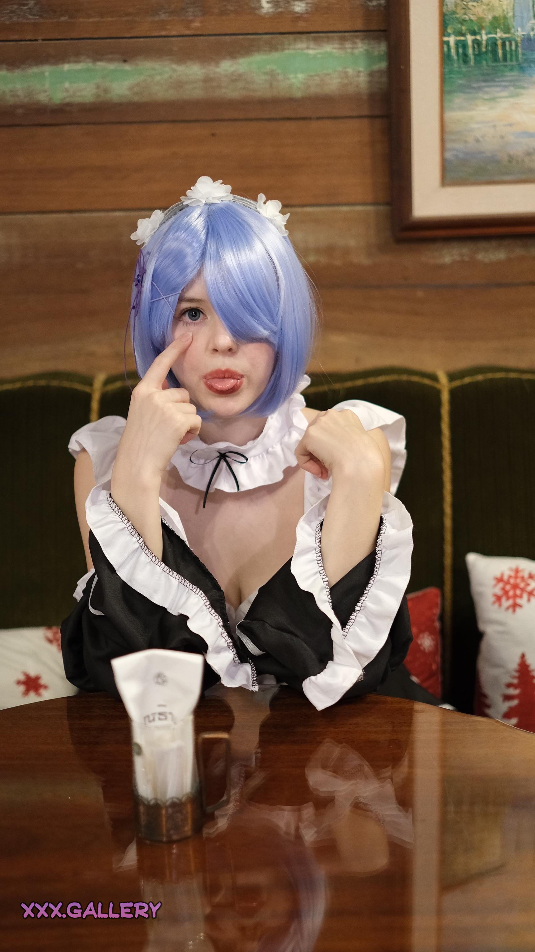 NSFW Rem Cosplay 💔 from Re:Zero − Starting Life in Another World