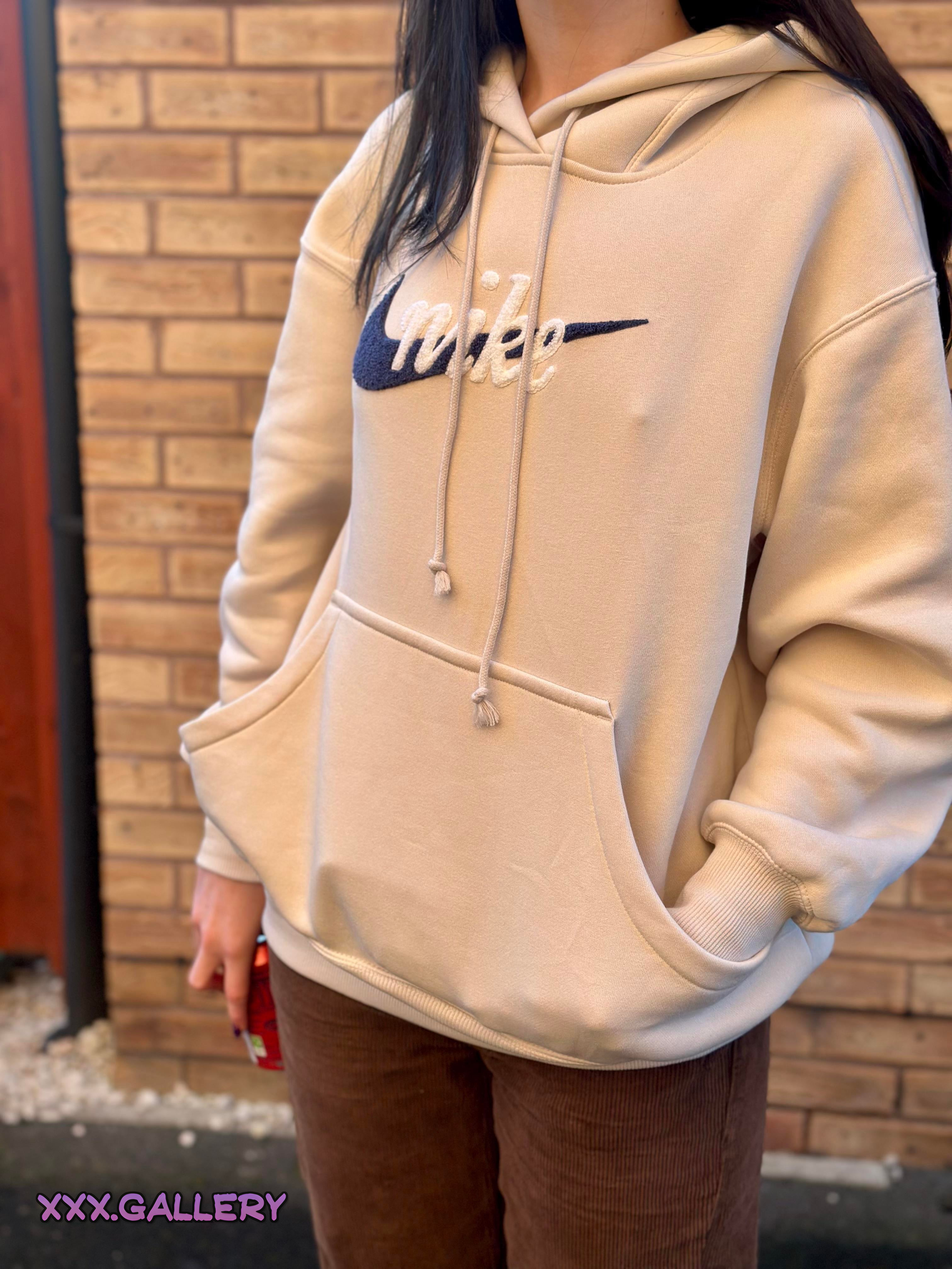 Can’t Hide Those Irresistible Curves: Pokies Peeking Through Hoodies 💃️