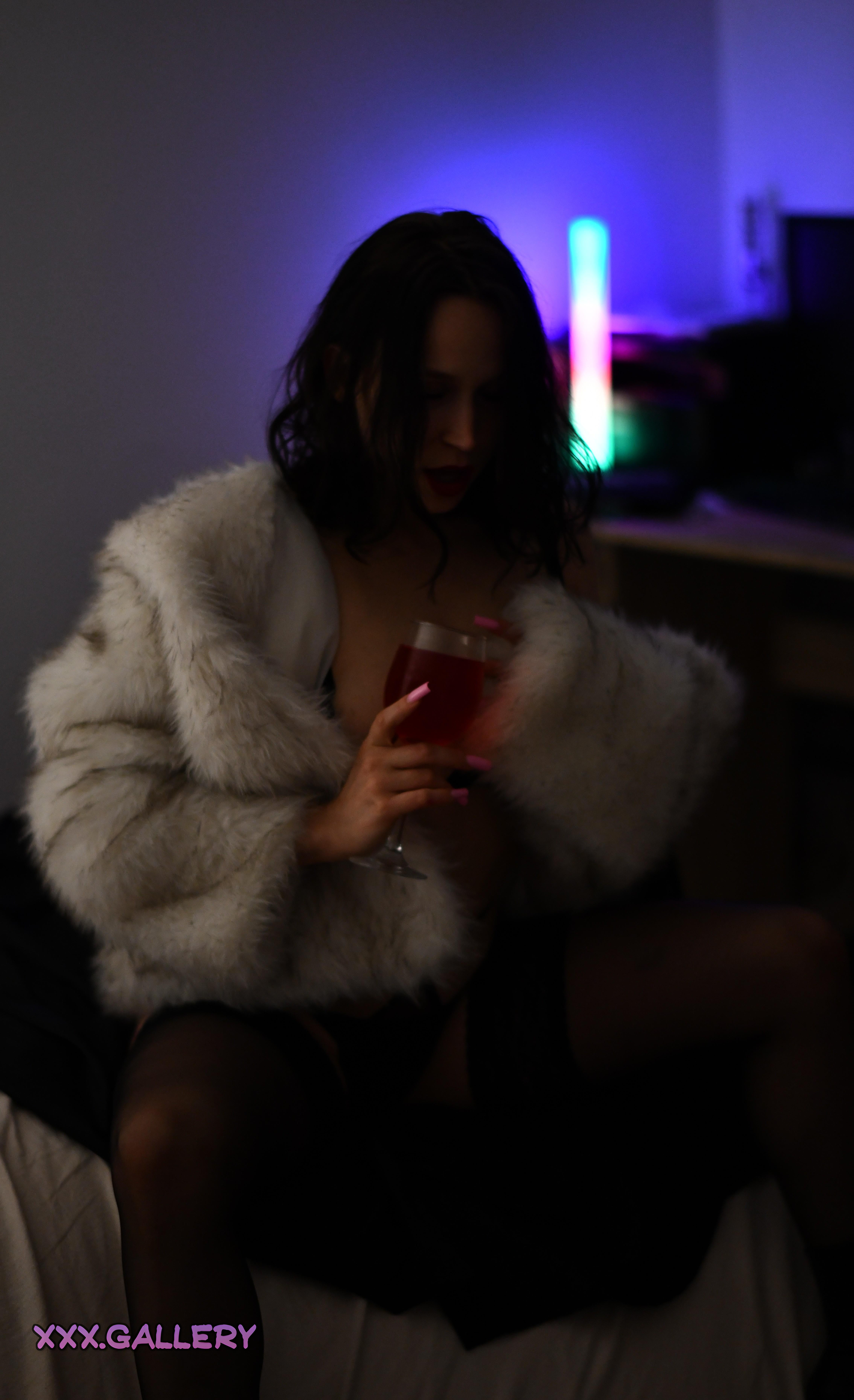 Dim Lights: Brunette Temptation Awaits 💋