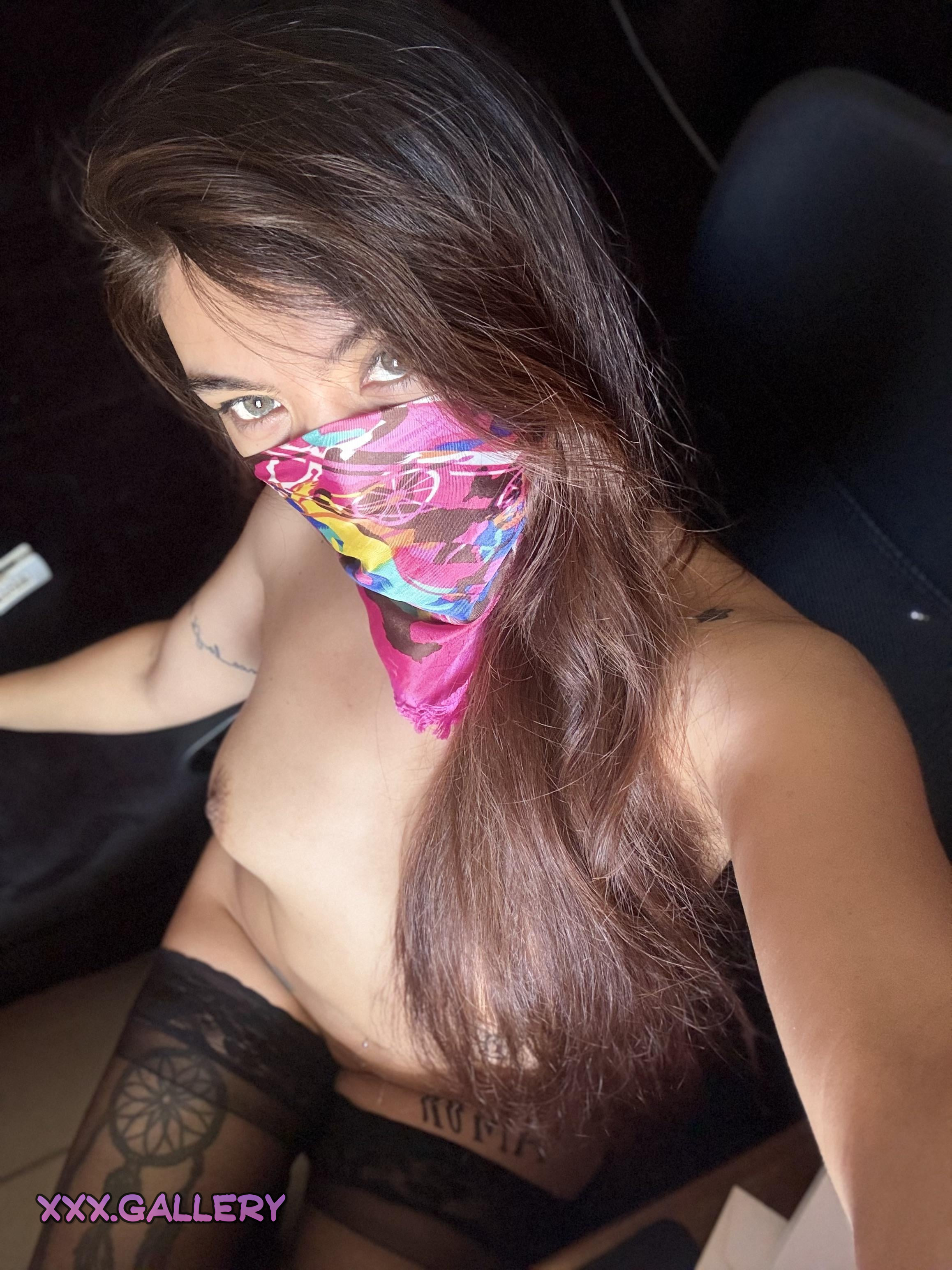 Brunette Bare in the Office 🏢💃