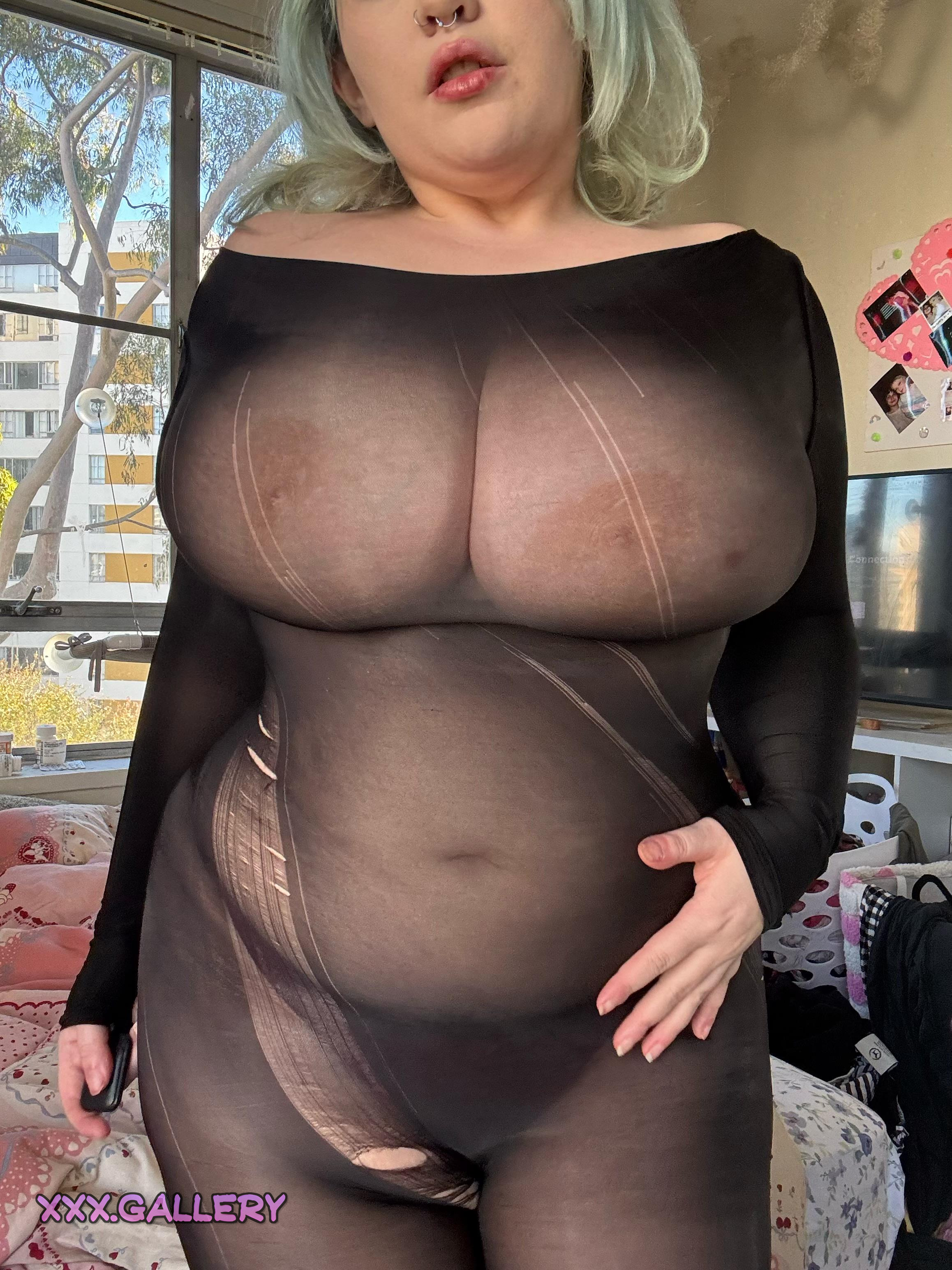 Dark Nights With My Jumbo Milk Jugs Enshrouded in Nylon