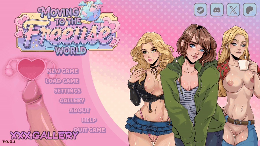 Unleashing Desire in the Freeuse World: This Sensual Main Menu UI 🖥️