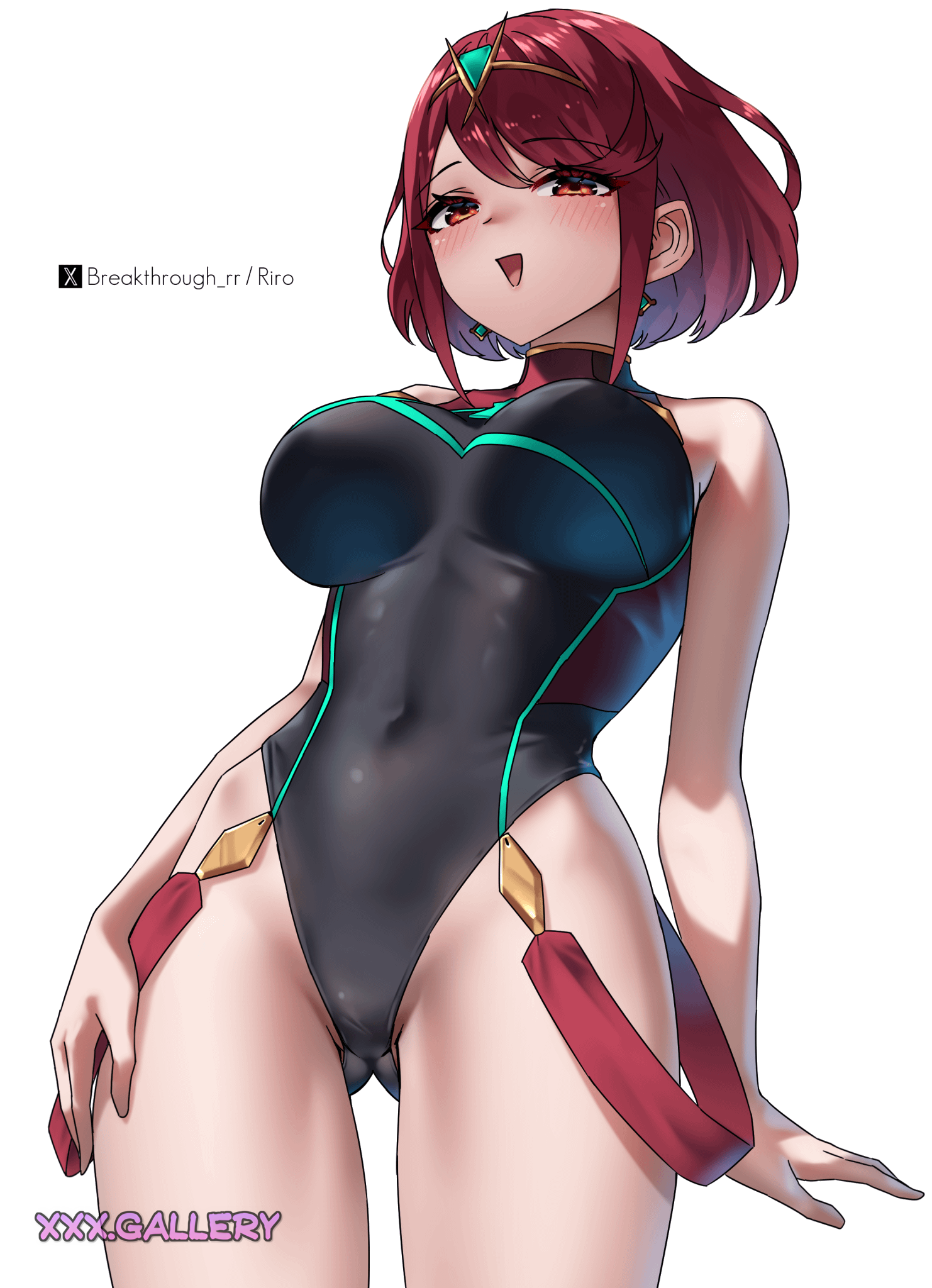 Pyra’s 🔥 Transformation in Xenoblade Chronicles 2: Anime Fan Art 🍑