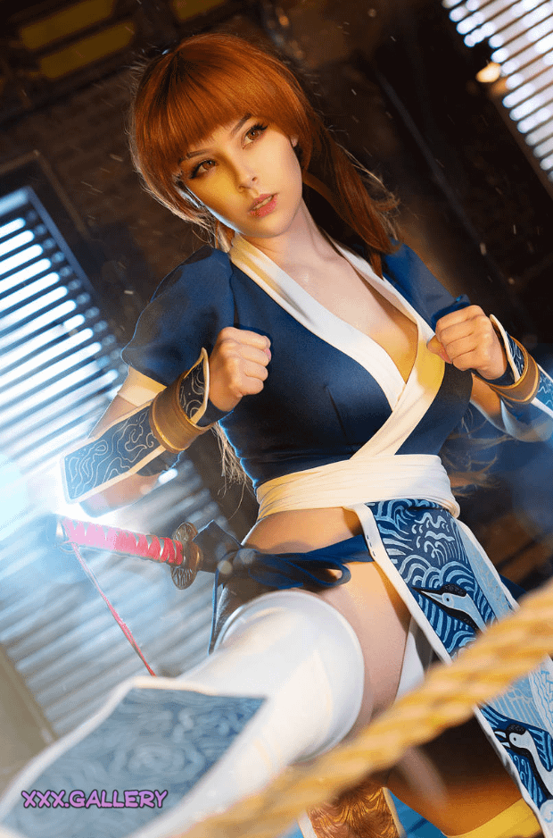 Kasumi Cosplay 🍑 – Enchanted Night Outfits 🔥